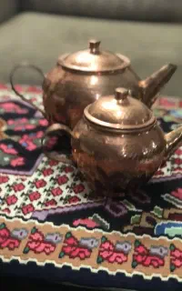 کتری و قوری مسی