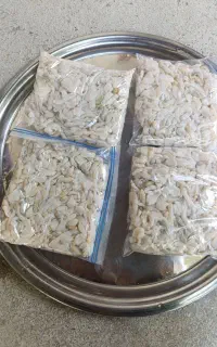 ملوک پاک شده تمیز تمیز در بسته بندی ۵۰۰گرمی