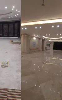 کفسابی .کفسابی بتن موزاییک سنگ لاشه گرانیت