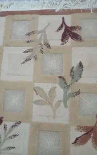 فرش ماشینی ۹متری گل برجسته