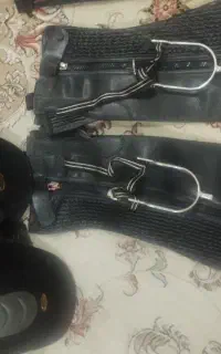 کلاه اسب سواری ،گتر ،رکاب فقط شش تومن