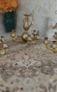 لوستر آب طلا کاری شده