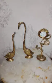 دو عدد قو برنجی