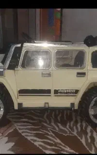 جیپ 2نفره باطری ماشین واقعی میخوره