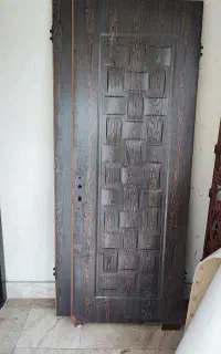 دو عدد درب اتاقی با چهارچوب