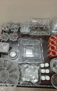 لیوان. شکلات خوری. شیرینی خوری. میوه خوری.بلور