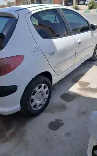 پژو ۲۰۶ تیپ ۲ شاسیا سالم رنگ سفید