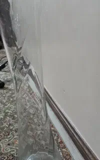 گلدان شیشه ای بامبو