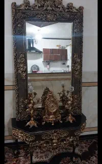 آینه و شمعدان