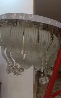 لوستر سقفی کریستالی