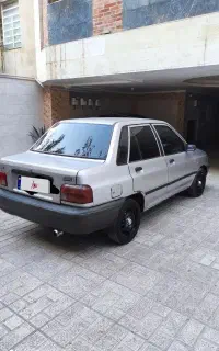 پراید بی رنگ شاسی سالم دوگانه کارخانه