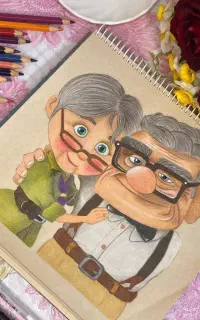 آموزش حضوری نقاشی فانتزی با مدادرنگی در سیرجان