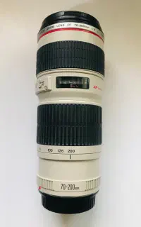 لنز کانن 70 200 f4 درحد نو