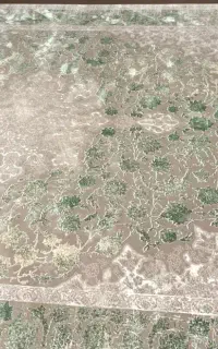 فرش سبز نسکافه ایی