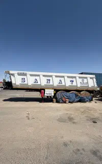 تریلی کمپرسی سه محور در حد نو