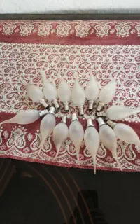 15 عددلامپ شمعی اشکی