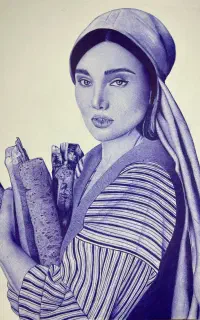 آموزش نقاشی با خودکار