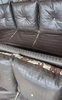 مبل  راحتی دوبله تشک مرجان دسته میز دار
