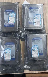 هارد ۲ ترابایت آبی ، اصلی ، ۲ سال گارانتی سازگار