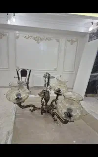 لوستر برنزی آنتیک و قدیمی60سال