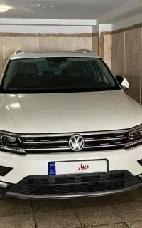 تیگوان ۲۰۱۸ سفید فولکس سفید در حد