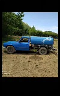 سمپاشی و آبرسانی با مخزن ۲۰۰۰ لیتری