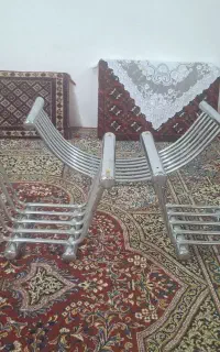 میز عسلی فلزی . سالم سالم. بدون شیشه