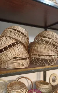 لوستر حصیری