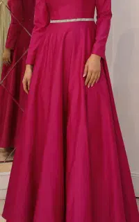 لباس مجلسی سرخابی