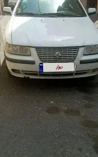 سمند آسون مدل 96دوسه لکه رنگ دارد