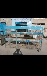 گاری مرغ فروشی بزرگ