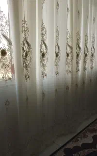 پرده فلت داره درحدنو جنس ترک