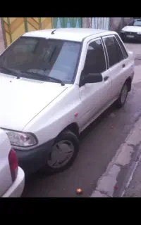پراید ۹۰ بی ضربه شاسی سالم دوررنگ