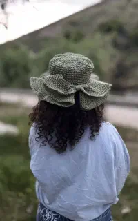 کلاه دستباف ساحلی