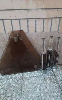 سه عدد میز عسلی شیشه ای