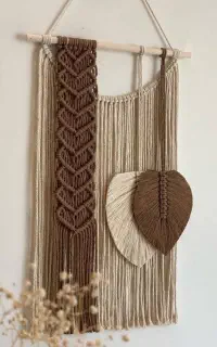 دیوارکوب مکرومه