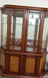 بوفه چوبی دو تیکه