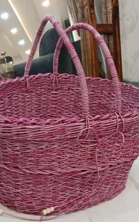 آموزش ارغوان بافی ،سبد بافی