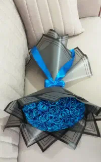 گل روبانی، دسته گل عروس تخفیف ویژه به علت جمع آوری