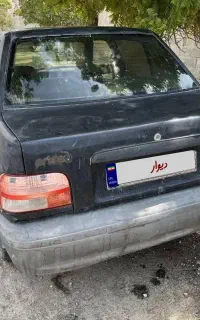 پراید مشکی ۸۲ کاربراتی