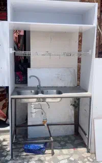 کابینت سیار همراه باسینک دوقلو