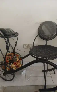 میزتلفن فلزی