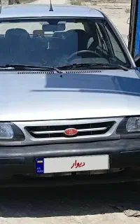 پراید۸۸ نقره ای