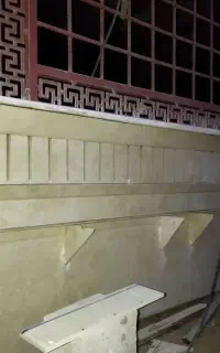 نماکاری سرامیک داخلی و سنگکاری ساختمان اجرا میشود