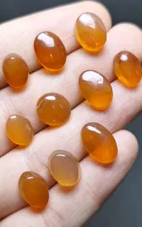 پک ۱۰ عددی نگین عقیق یمنی کاملا طبیعی