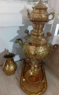 سماوربرنجی یک لیتری