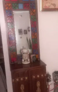 میزوآینه طرح سنتی همراه ۲عددچراغ