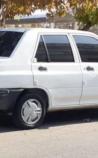 پراید 131se سفید بی رنگ مدل 98