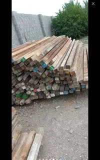 چوب مربا خارجی سقف خونه مربع