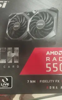 گرافیک rx5500 xt  4gb برند msi
